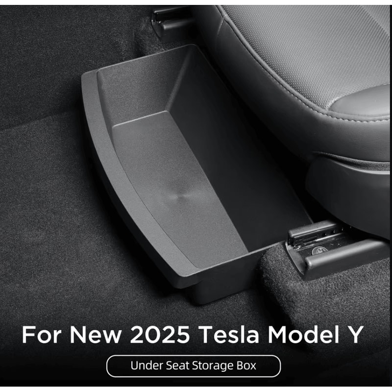 Tesla Model Y Juniper Under Seat Storage Drawer Organizer 1