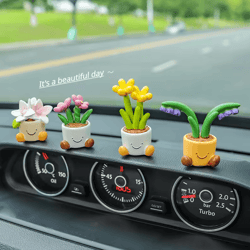 bloom elf resin car dashboard decoration ornament