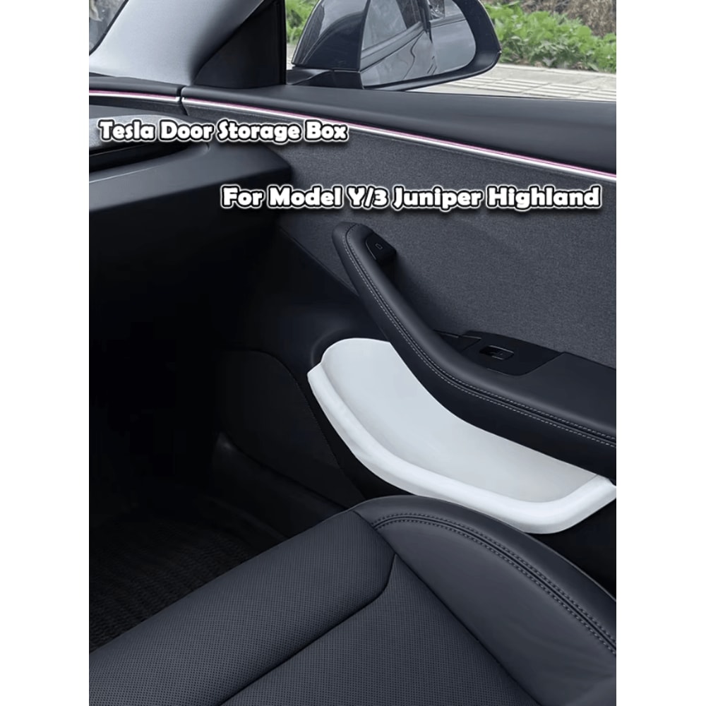 Tesla Model Y Juniper TPE Door Storage Organizer Set 0