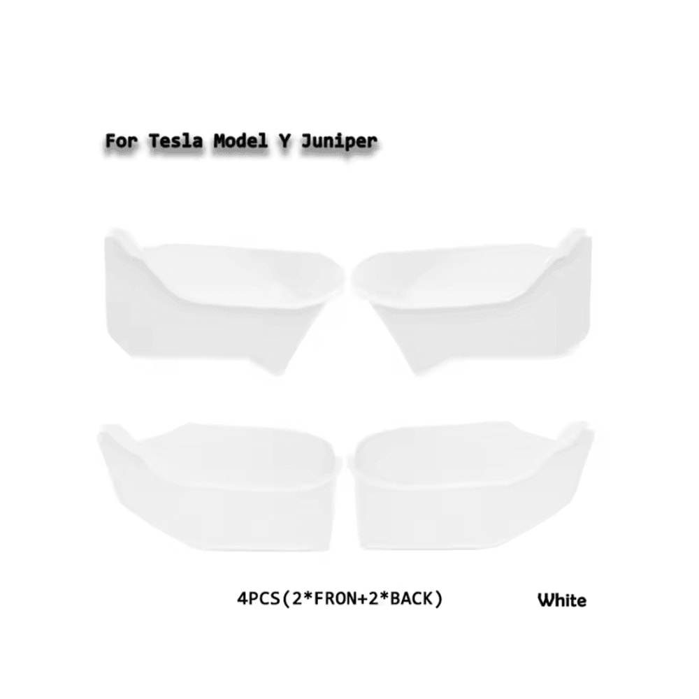 Tesla Model Y Juniper TPE Door Storage Organizer Set 4
