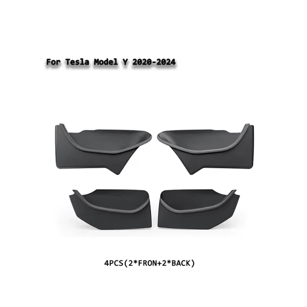 Tesla Model Y Juniper TPE Door Storage Organizer Set 7