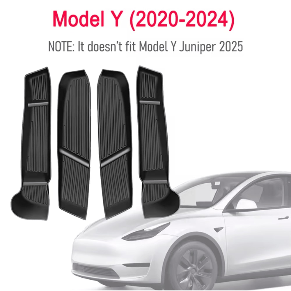 Tesla Model Y Juniper Door Side Storage Organizer Trays 4