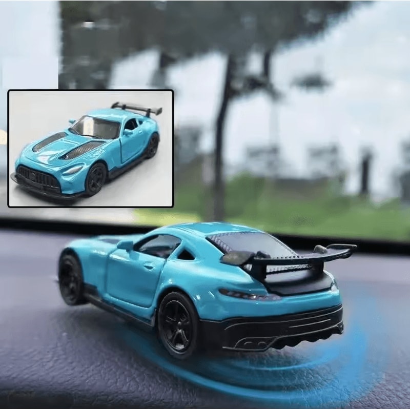 TurboDrift Rotating Sports Car Dashboard Ornament 3