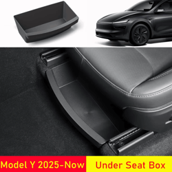 tesla model y juniper hidden under seat storage organizer