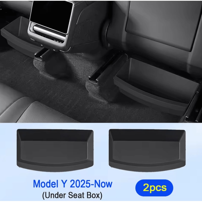 Tesla Model Y Juniper Hidden Under Seat Storage Organizer 4