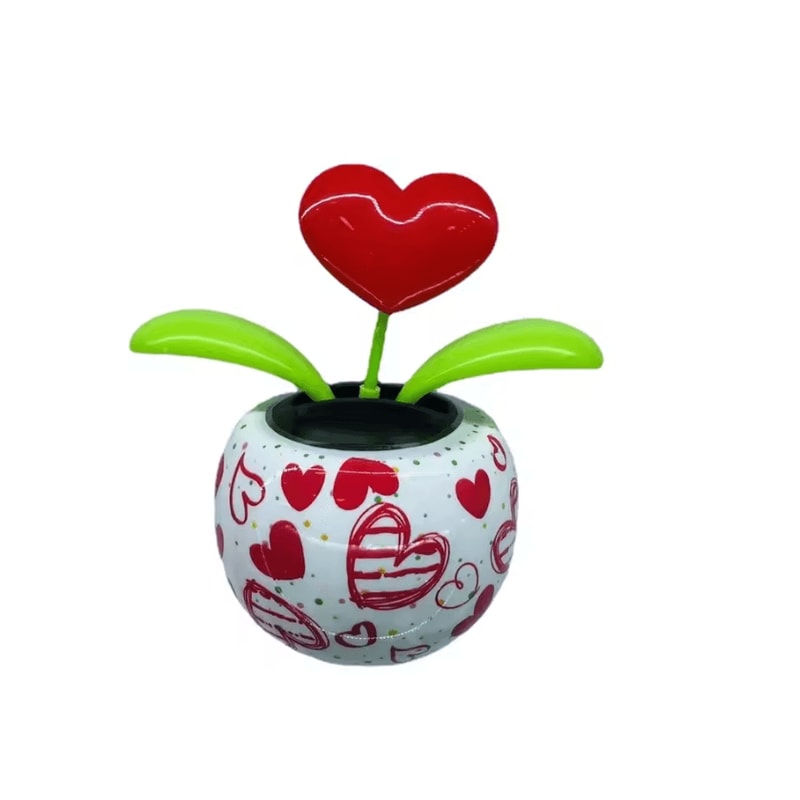 SunnyBee Solar Swinging Flower Car Ornament 4
