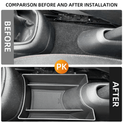 volkswagen up! center console armrest storage organizer box