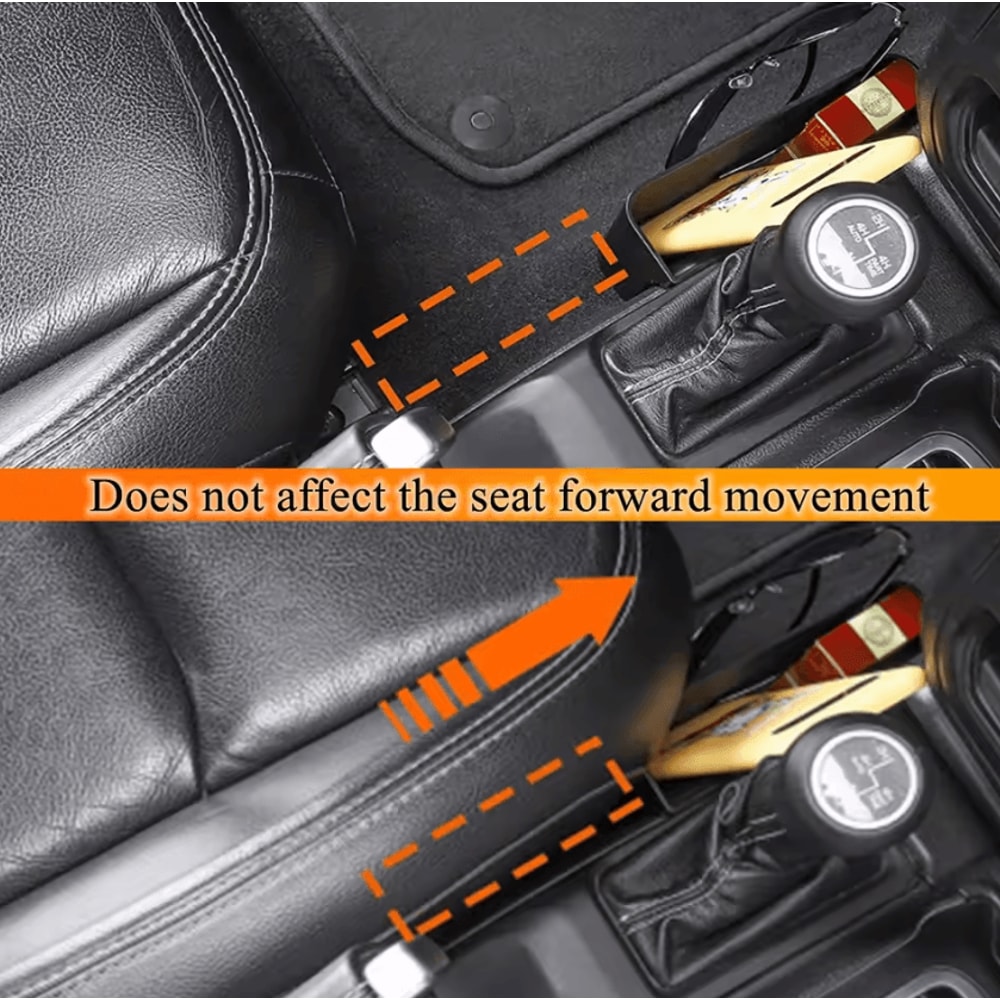 TrailVault Gear Shift Storage Organizer For Jeep Wrangler JL Gladiator JT 2