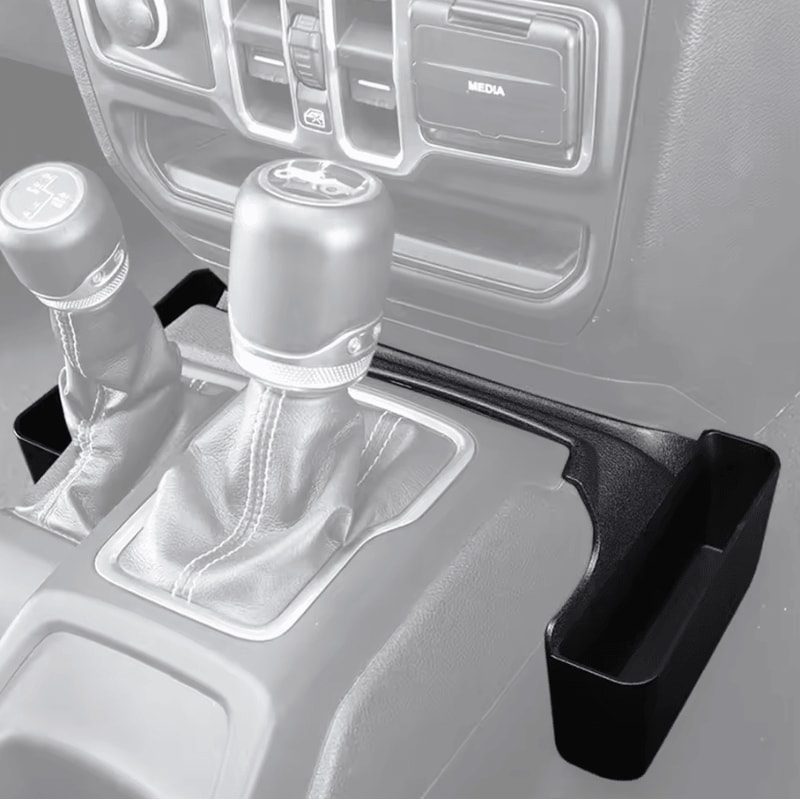 TrailVault Gear Shift Storage Organizer For Jeep Wrangler JL Gladiator JT 3