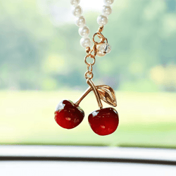 cherryblush rearview mirror hanging charm