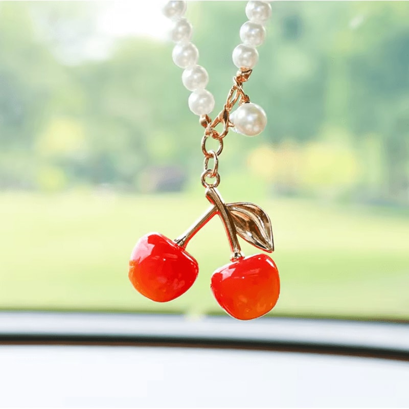 CherryBlush Rearview Mirror Hanging Charm 1
