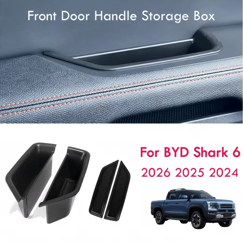 BYD Shark 6 Front Door Handle Storage Organizer Trays 0