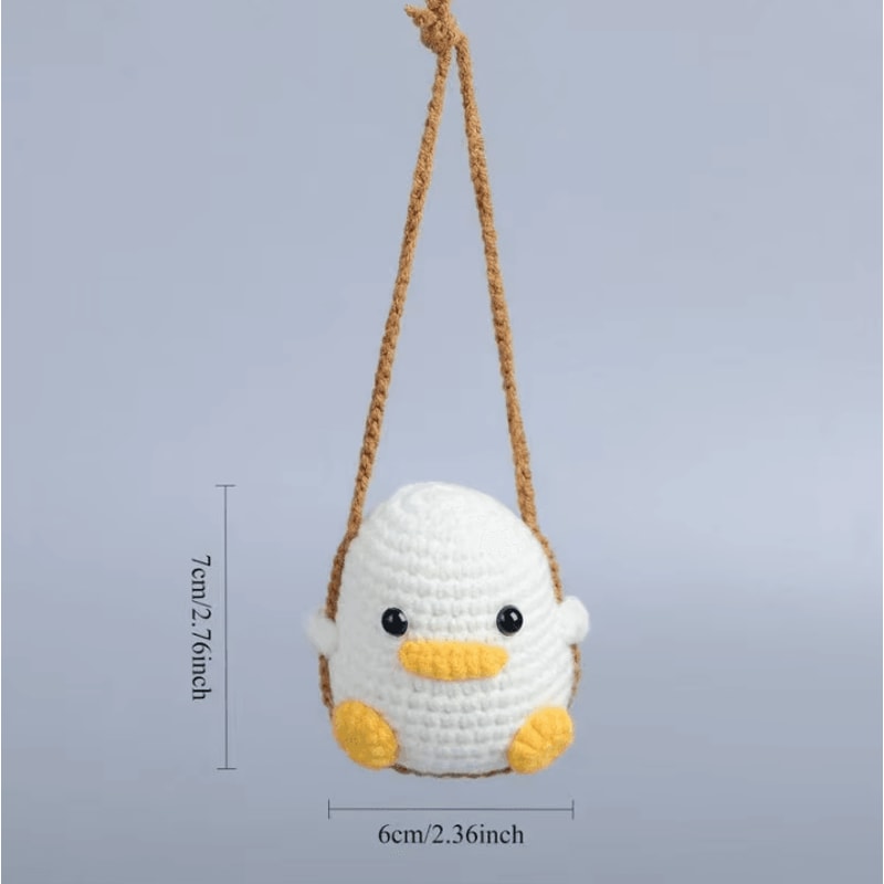 SnuggleCritter Crochet Animal Car Mirror Charm 2