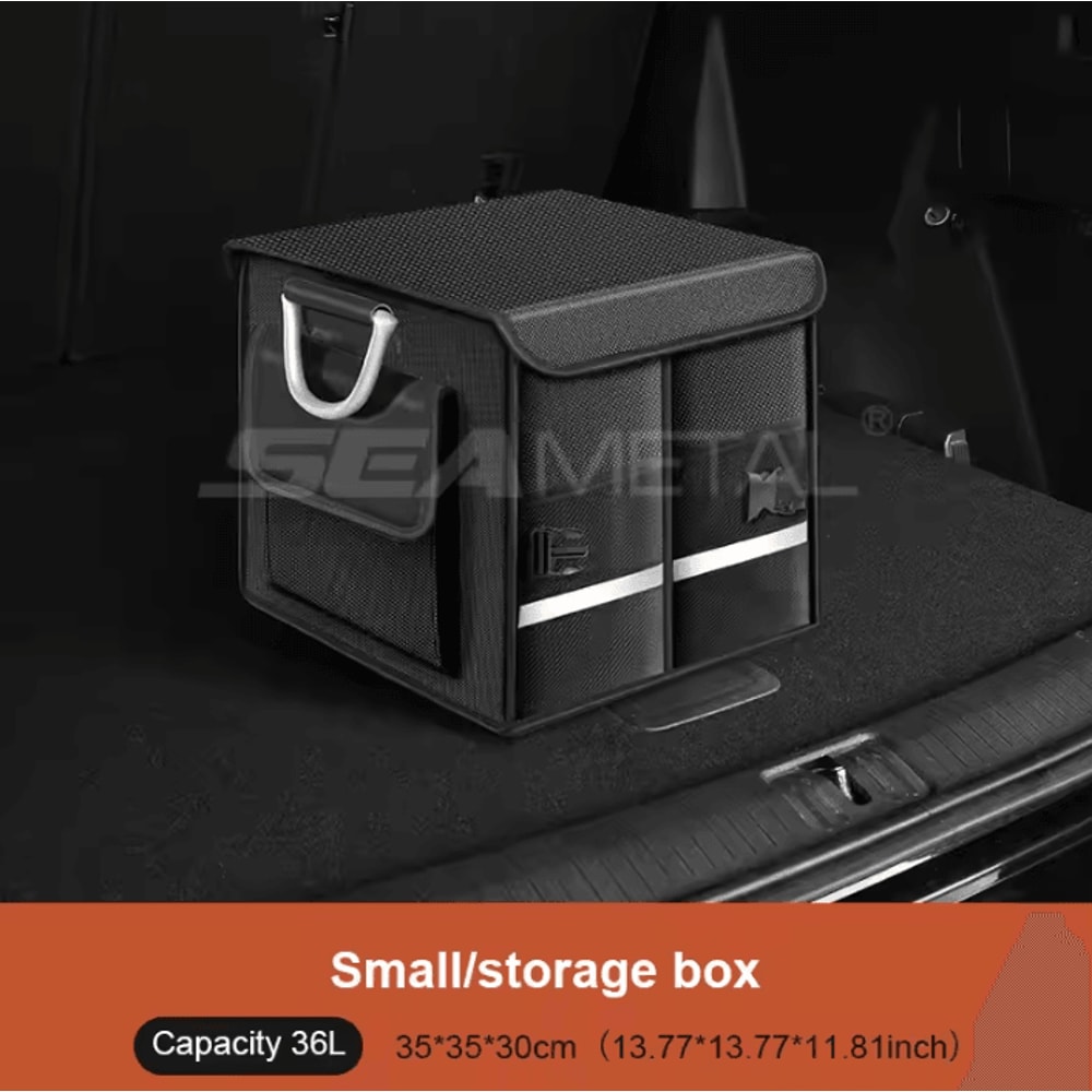 SEAMETAL Foldable Waterproof Trunk Storage Organizer 110L 2