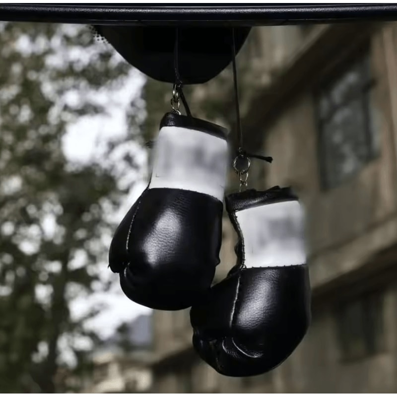 Festive Knockout Boxing Glove Car Mirror Pendant 3