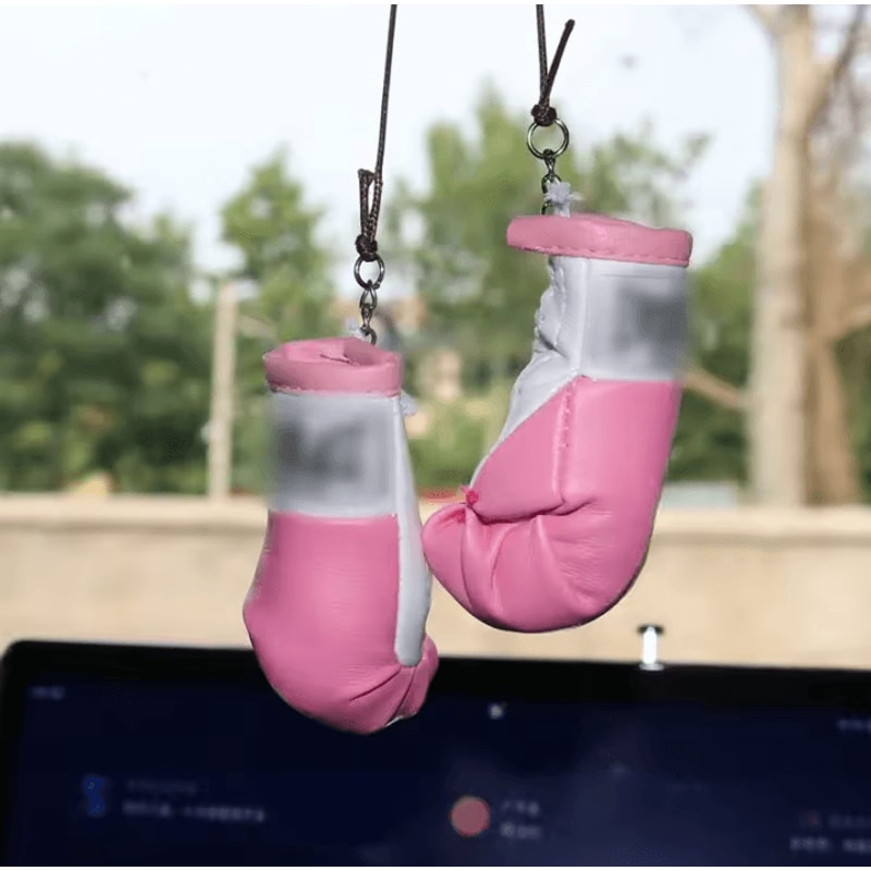 Festive Knockout Boxing Glove Car Mirror Pendant 4