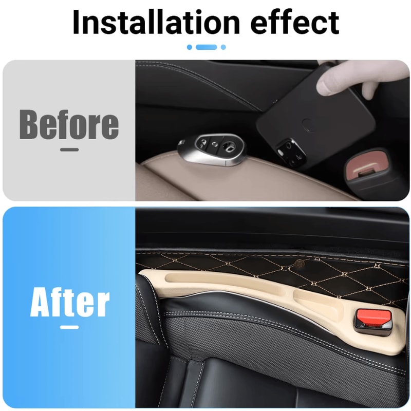 BMW Luxury Seat Gap Filler Interior Organizer Set 1