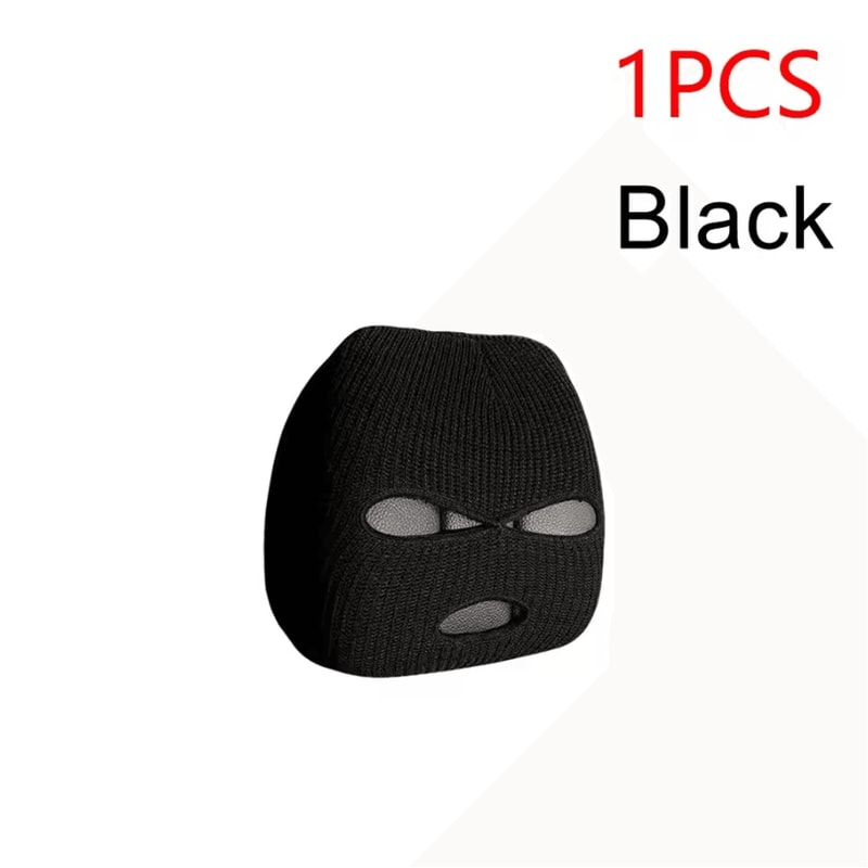 Funny Balaclava Car Headrest Cover Set For Auto Seat Protection 4