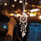 Crystal Flower Dreamcatcher Car Mirror Pendant 2