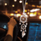 Crystal Flower Dreamcatcher Car Mirror Pendant 2