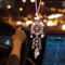 Crystal Flower Dreamcatcher Car Mirror Pendant 3