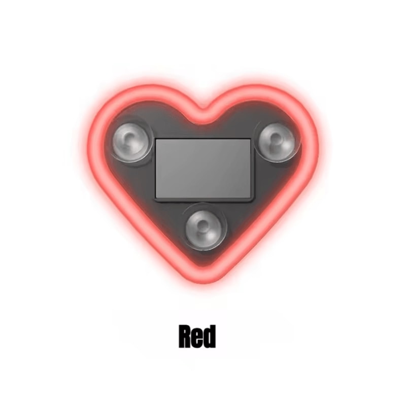 Solar Heart LED Ambient Car Window Light 2