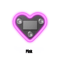 Solar Heart LED Ambient Car Window Light 3