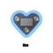 Solar Heart LED Ambient Car Window Light 5
