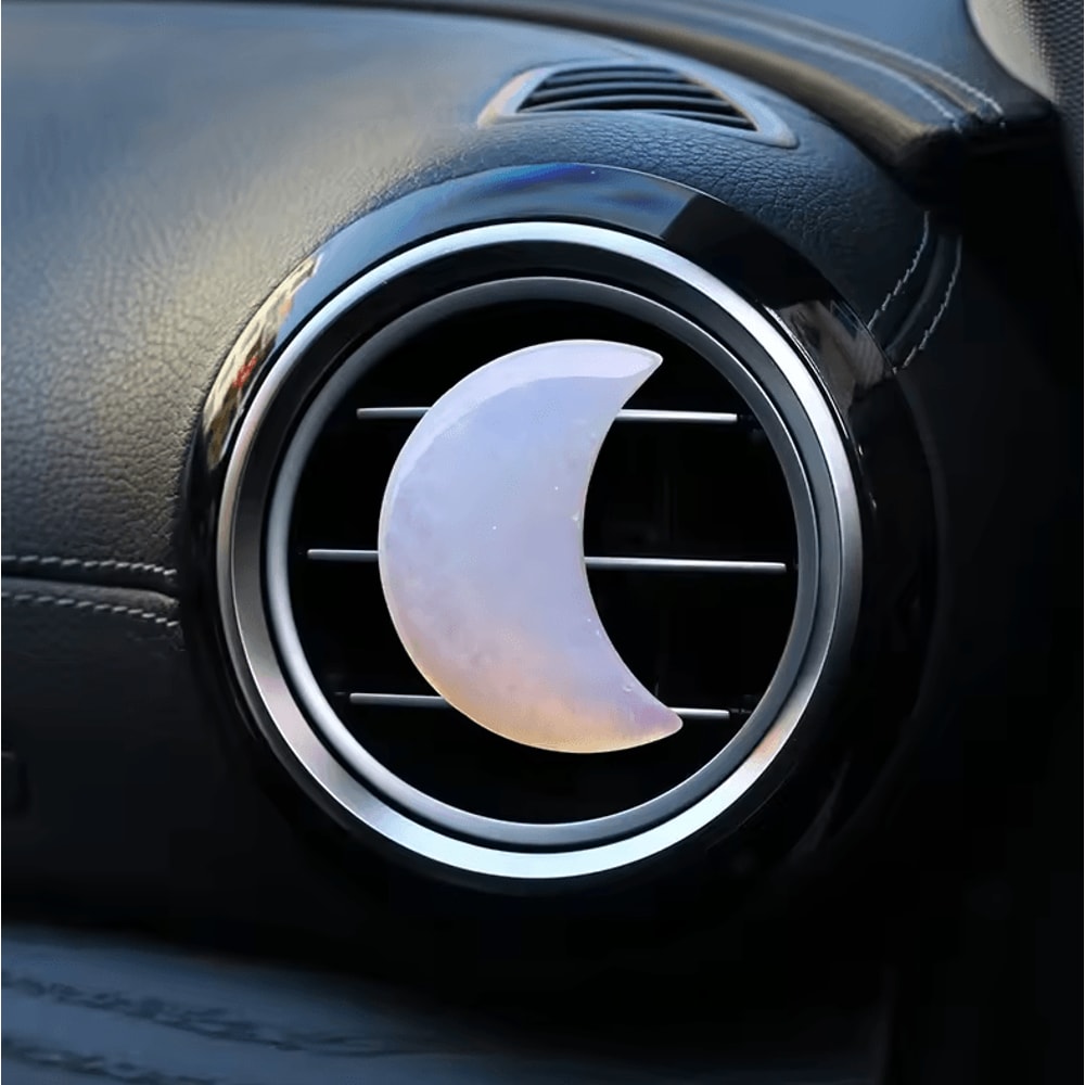 Crystal Moon Pink Car Air Vent Perfume Clip 9