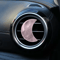 Crystal Moon Pink Car Air Vent Perfume Clip 3