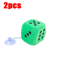 Retro Plush Fuzzy Dice Rearview Mirror Hanging Set 13