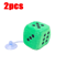 Retro Plush Fuzzy Dice Rearview Mirror Hanging Set 13
