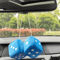 Retro Plush Fuzzy Dice Rearview Mirror Hanging Set 1