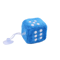 Retro Plush Fuzzy Dice Rearview Mirror Hanging Set 3