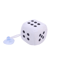 Retro Plush Fuzzy Dice Rearview Mirror Hanging Set 5