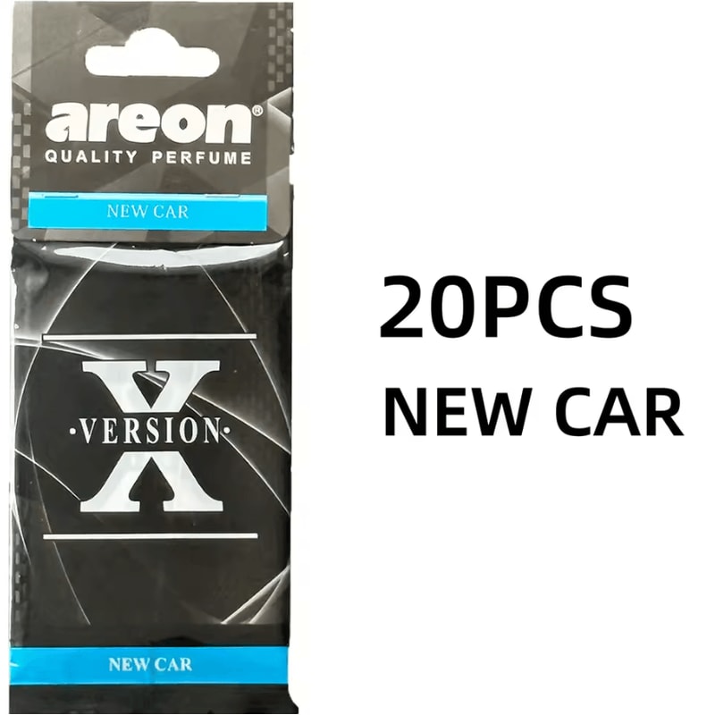 Natural TeaScented Hanging Car Air Freshener Set 4