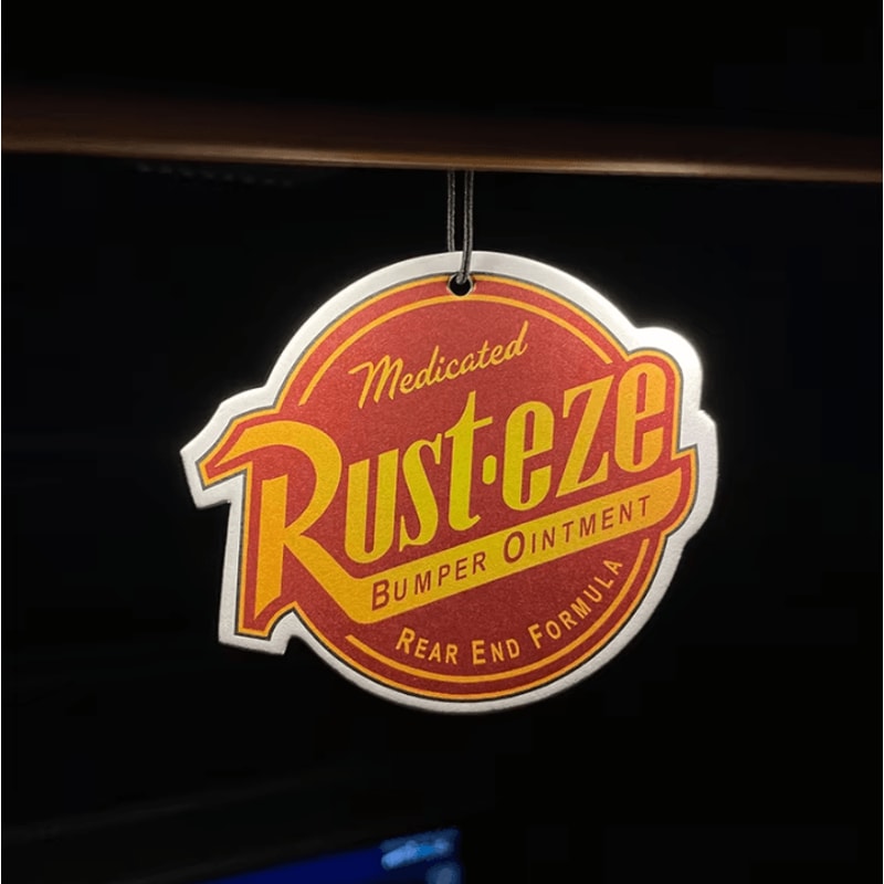 RustEze Inspired Hanging Car Air Freshener Pendant Rearview Mirror Cologne Diffuser Decoration 1