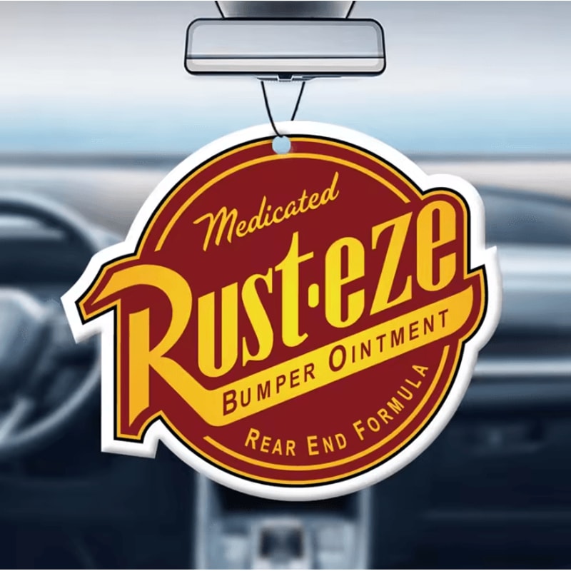 RustEze Inspired Hanging Car Air Freshener Pendant Rearview Mirror Cologne Diffuser Decoration 3