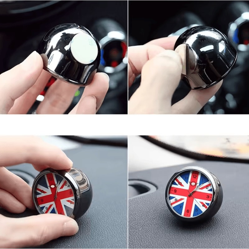 Mini Cooper Dashboard Clock Ornament Premium Interior Watch Decoration For R53 To F60 Models 2