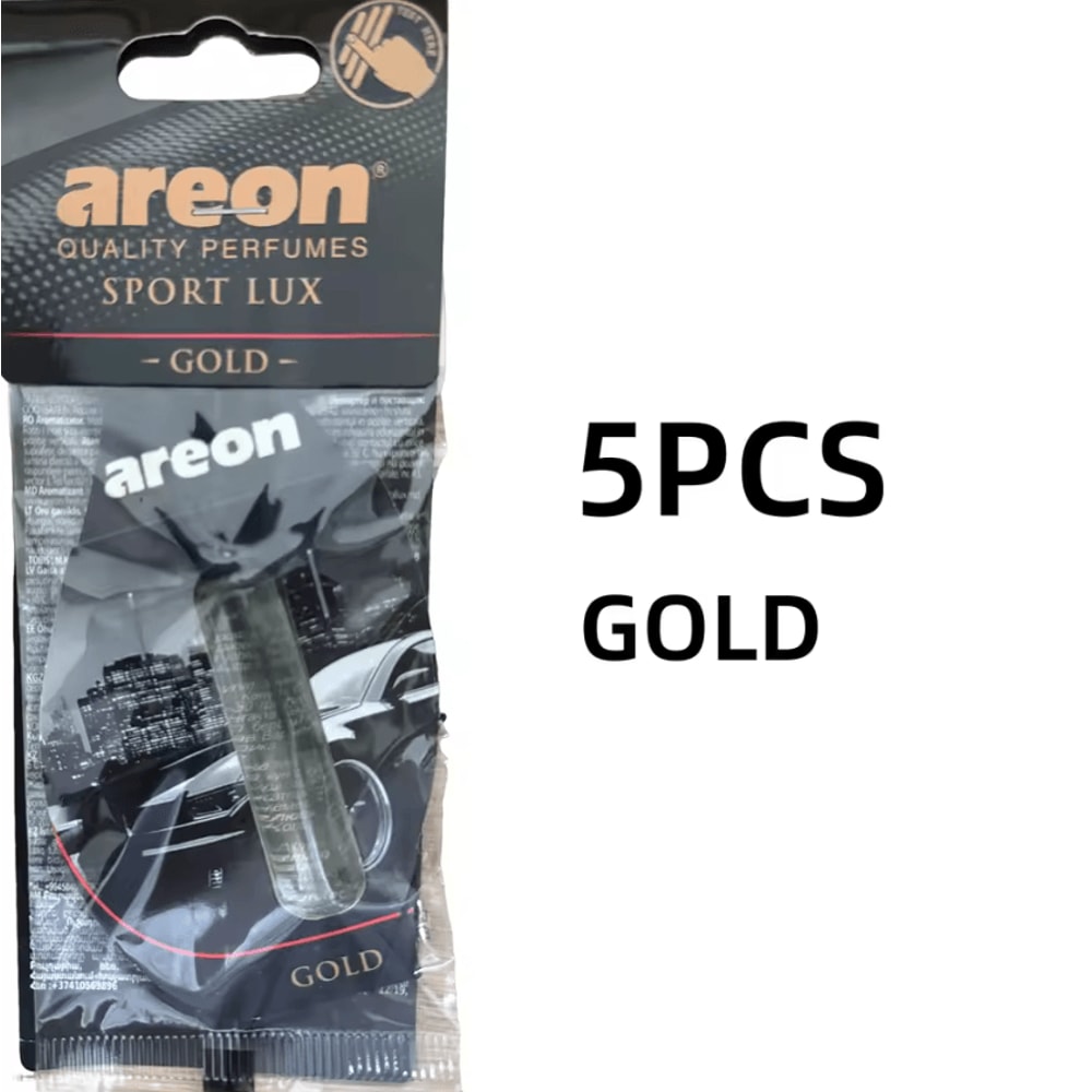 Aeron Gold Tea Scent Hanging Car Air Freshener Luxury CologneInspired Interior Fragrance 3