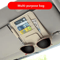 MultiFunction Car Sun Visor Organizer Clip Glasses Holder Card Cash Storage Bag 1