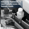 Universal Silicone Car Door Slot Divider Adjustable Door Pocket Organizer Panel 1
