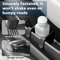 Universal Silicone Car Door Slot Divider Adjustable Door Pocket Organizer Panel 1