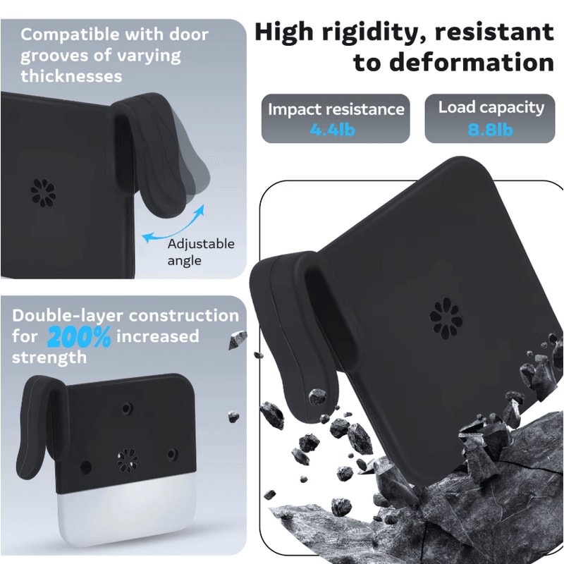 Universal Silicone Car Door Slot Divider Adjustable Door Pocket Organizer Panel 3