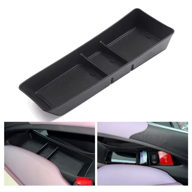 BYD Dolphin Center Console Lower Storage Organizer Custom Interior Tray Box Accessory 0