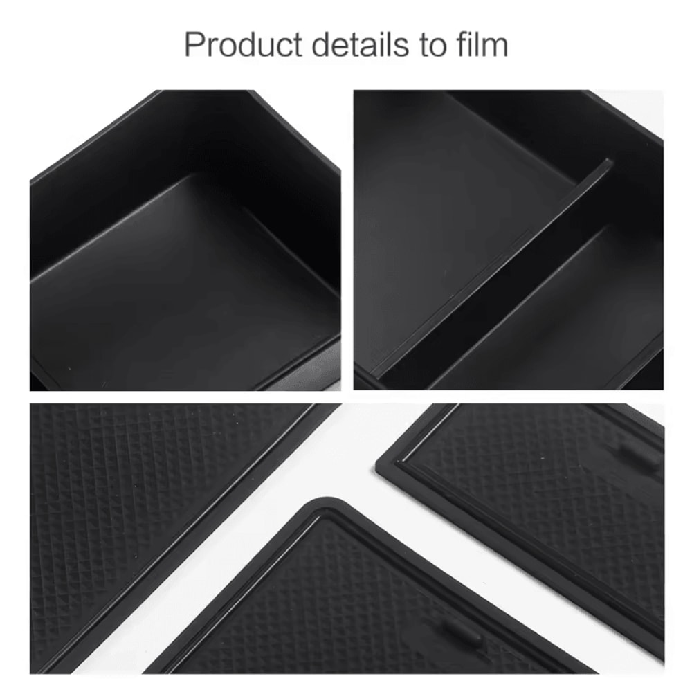 BYD Dolphin Center Console Lower Storage Organizer Custom Interior Tray Box Accessory 3