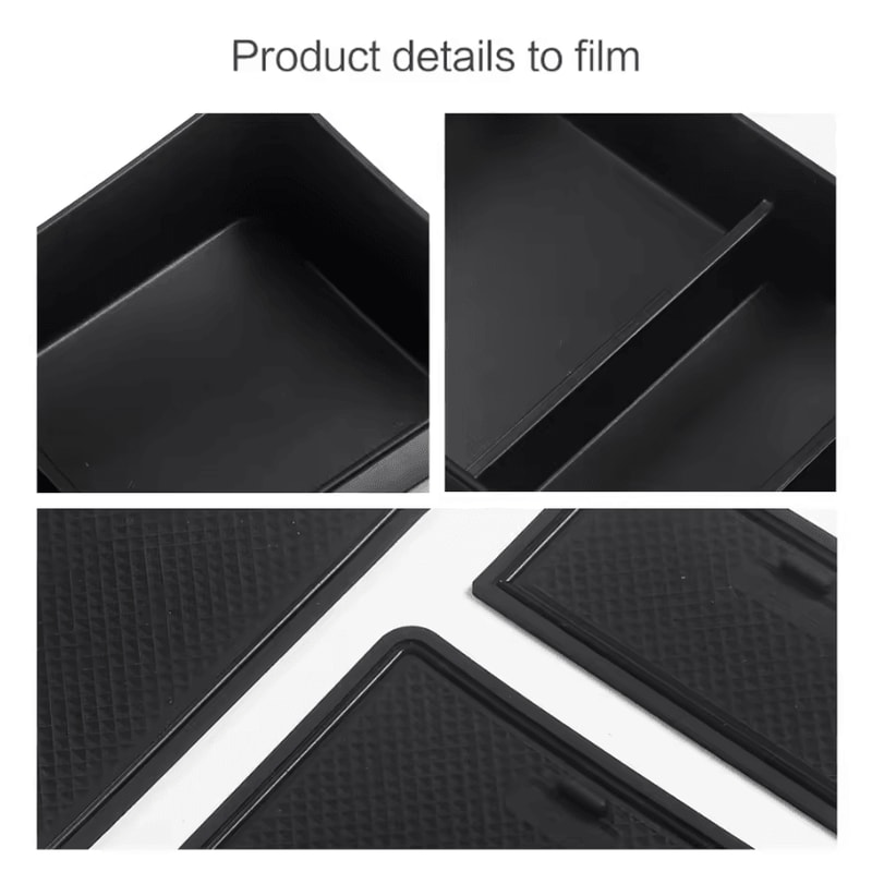 BYD Dolphin Center Console Lower Storage Organizer Custom Interior Tray Box Accessory 3