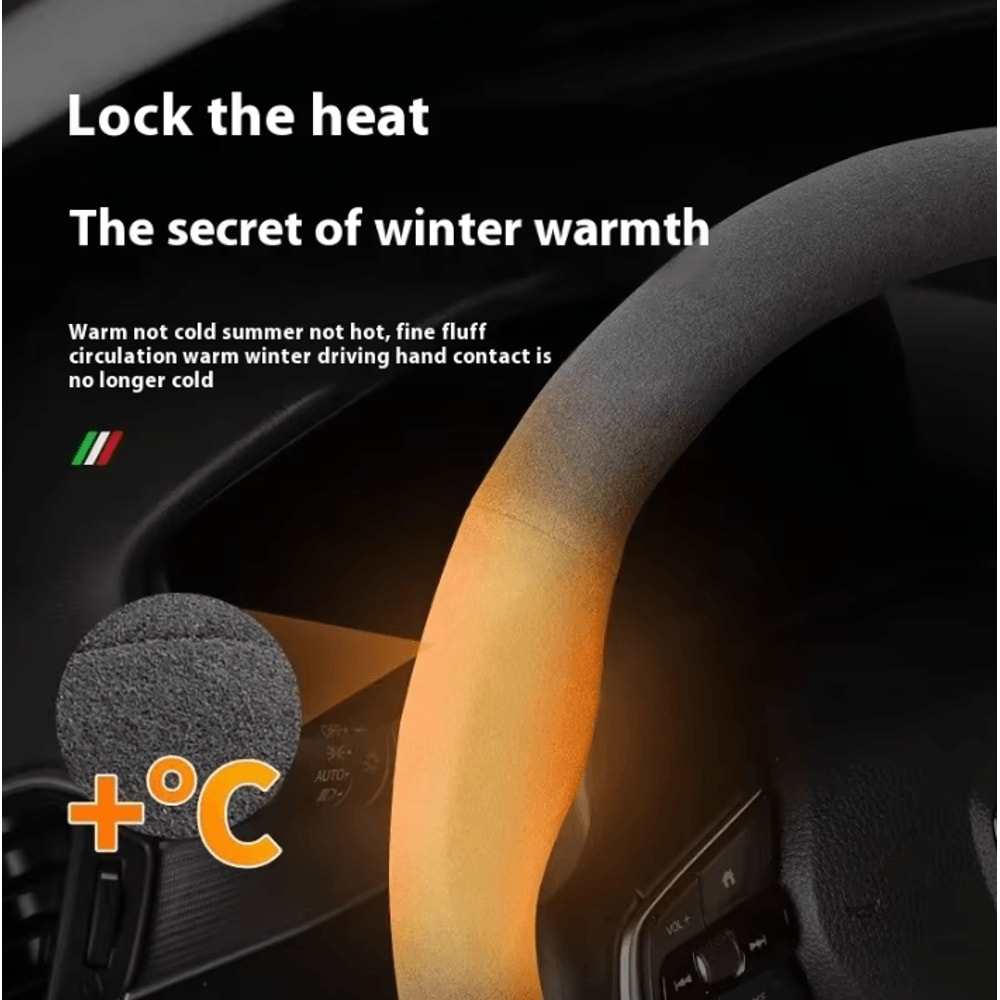 Nissan Premium Steering Wheel Cover AntiSlip Leather Grip For Qashqai Juke XTrail More 1