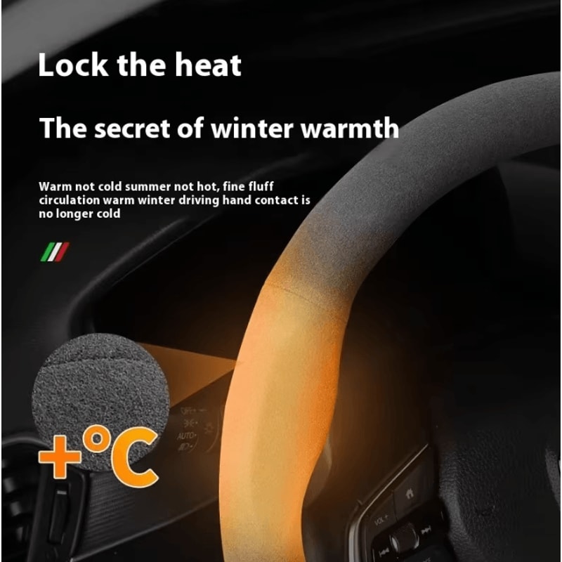 Nissan Premium Steering Wheel Cover AntiSlip Leather Grip For Qashqai Juke XTrail More 1
