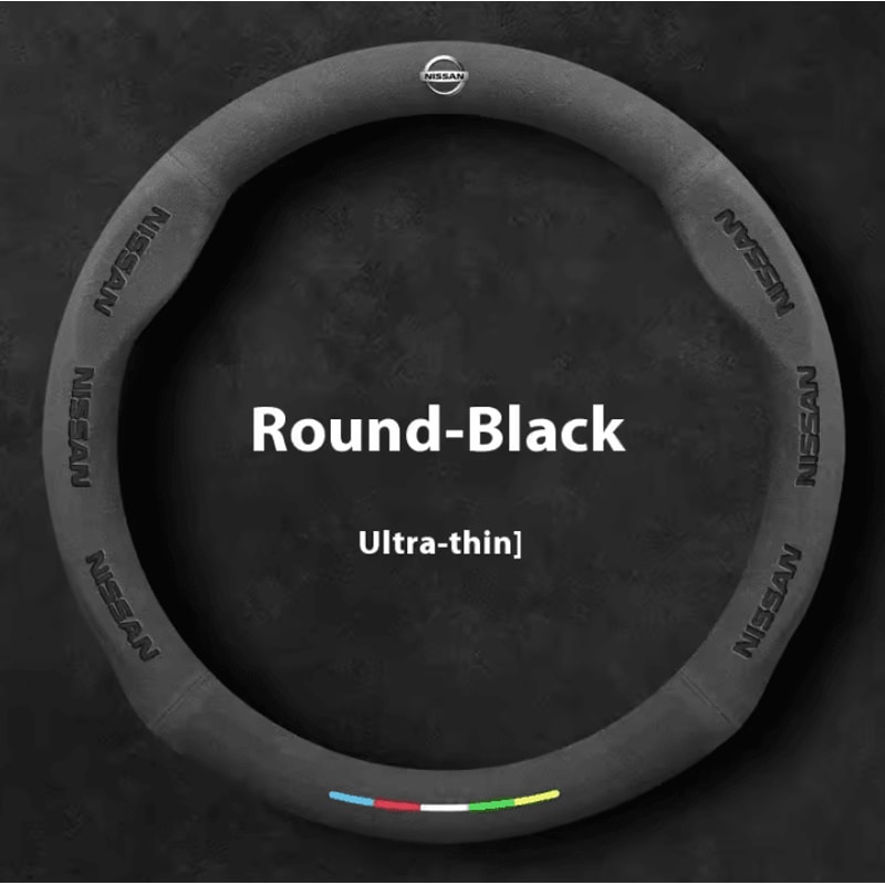 Nissan Premium Steering Wheel Cover AntiSlip Leather Grip For Qashqai Juke XTrail More 6